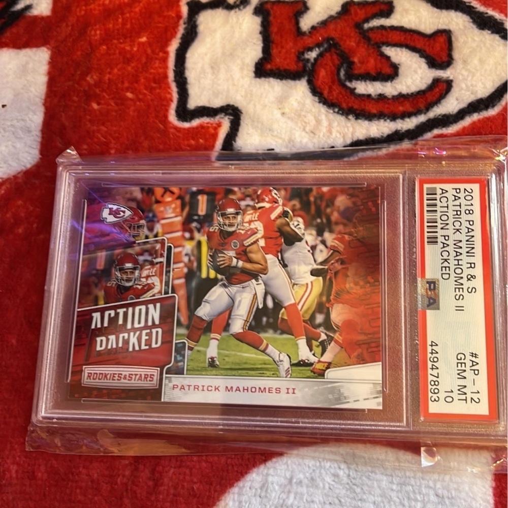 Patrick Mahomes 2018 PSA GEM MT 10 Rookies and Stars Action Packed chiefs buy